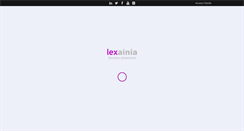 Desktop Screenshot of lexainia.com