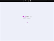 Tablet Screenshot of lexainia.com